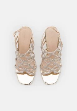 Anna Field LEATHER - High Heel Sandalette - Gold -Fashion Verkauf e2e0fb85ec4a42d49185f45641718138