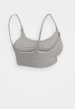 Anna Field MATERNITY SEAMLESS BRA 2 PACK - Bustier - Grey/black -Fashion Verkauf e83bf0241e32497bb490c92550d950bb