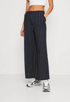 Anna Field Stoffhose - Dark Blue/brown/white 12 Anna Field Stoffhose - Dark Blue/brown/white -Fashion Verkauf eebec60acbd740d992615145e19cc27b