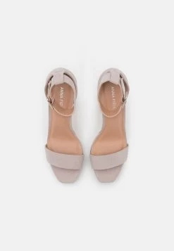 Anna Field High Heel Sandalette - Light Grey -Fashion Verkauf f4e3b538e91c422d83ab5c65522d41d1