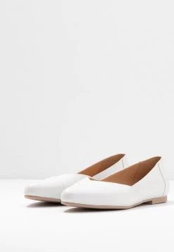Anna Field LEATHER BALLERINAS - Klassischer Ballerina - White -Fashion Verkauf f7f37b83ed6c41218f3d1936e7c1a59a