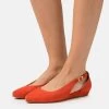 Anna Field LEATHER - Riemchenballerina - Red -Fashion Verkauf fa45690e88d64f568ca116d706ba767c